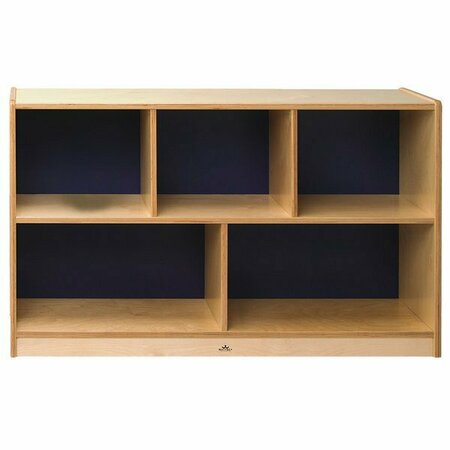 WHITNEY BROTHERS WB CH1330S Whitney Plus Wood Children's Cabinet - 48'' x 14'' x 30'' - Blue Panels. 9461330S